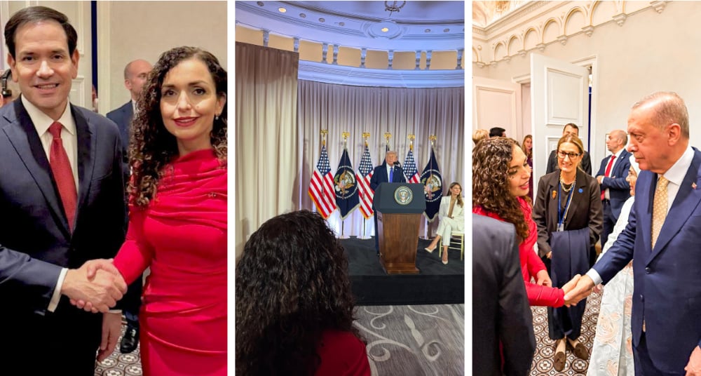 105 — Trump, Rubio e Erdogan, Osmani ndan foto nga pritja e Presidentit të SHBA’së:…