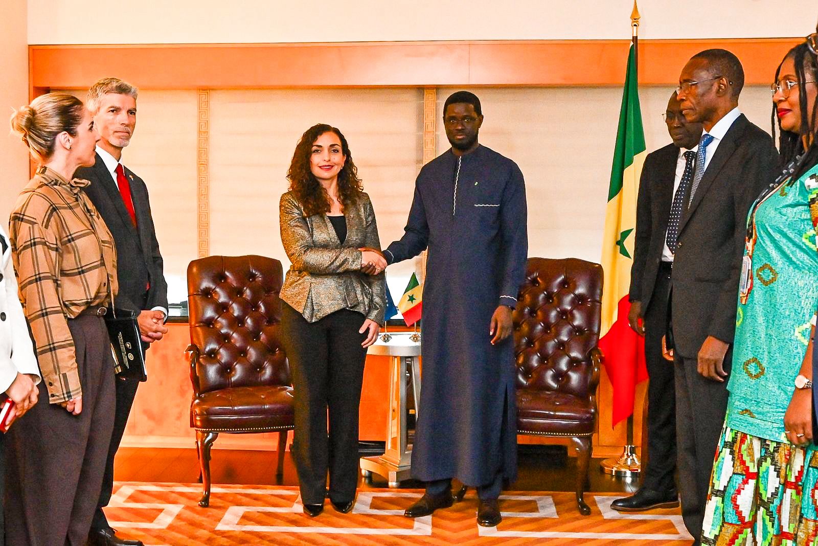 Presidentja Vjosa Osmani shpall Osmani takohet me presidentin e Senegalit: Partneriteti…