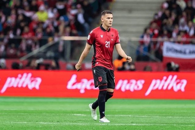 Shqipëria kalon në avantazh ndaj Letonisë me golin e Asllanit