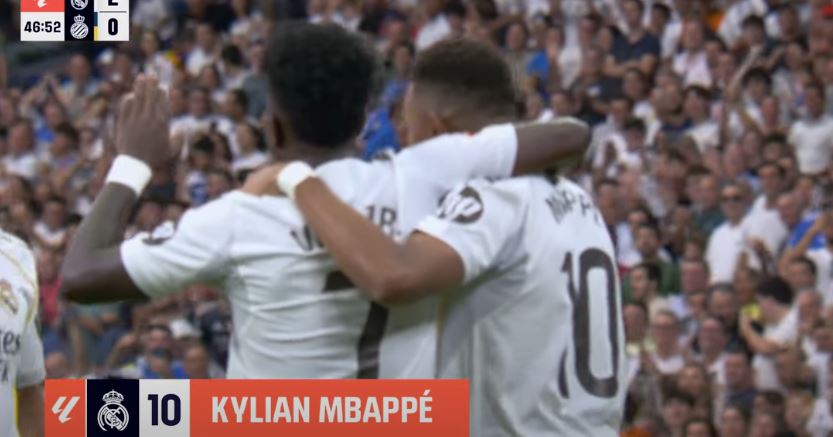Reali kalon Espanyolin me golin e Mbappe në ndeshje (VIDEO)
