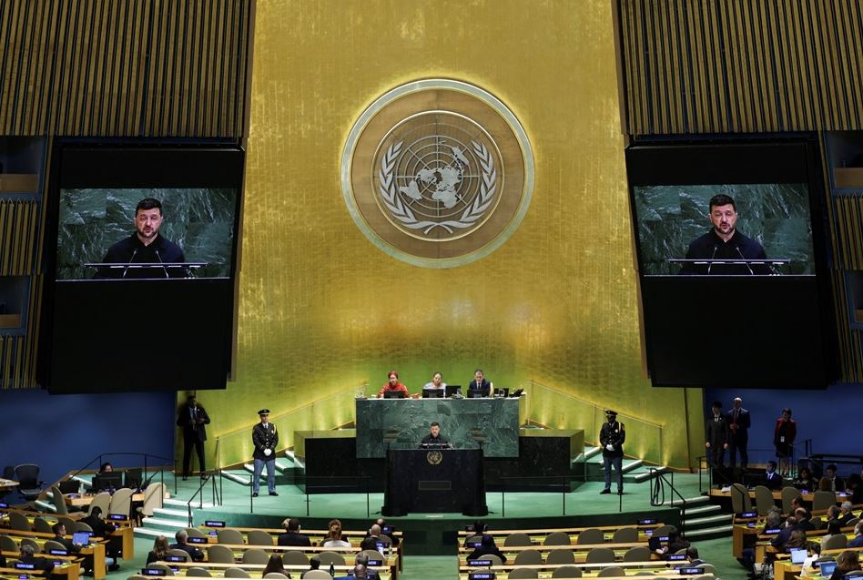 Volodymyr Zelenksy shpall Zelensky në OKB: Mos e zvarritni luftën, paqja varet nga të…