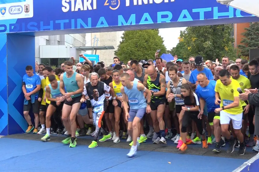Halil Sylejmani: Nis maratona e Prishtinës, rreth 1800 garues vrapojnë 44 km