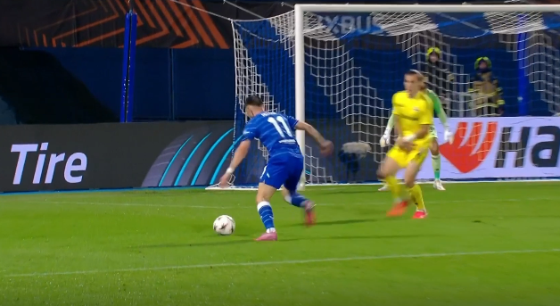 Super Arbër Hoxha shpall asiston tek goli i dytë i Dinamo Zagreb ndaj Fenerbahce