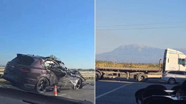 Aksident në Lushnje-Fier, automjeti përplaset me kamionin, një i plagosur