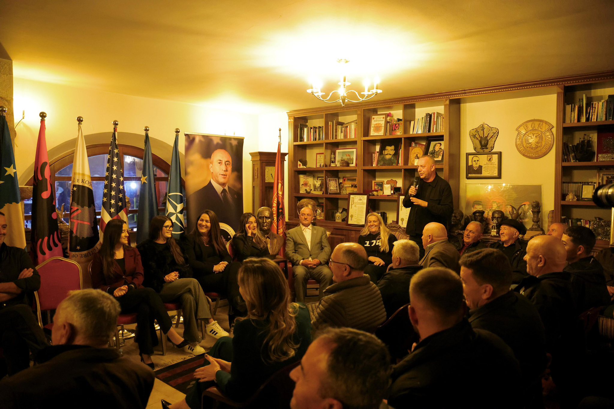 Ramosaj së bashku me Haradinajn në Gllogjani: Të nderuar e mirënjohës për…