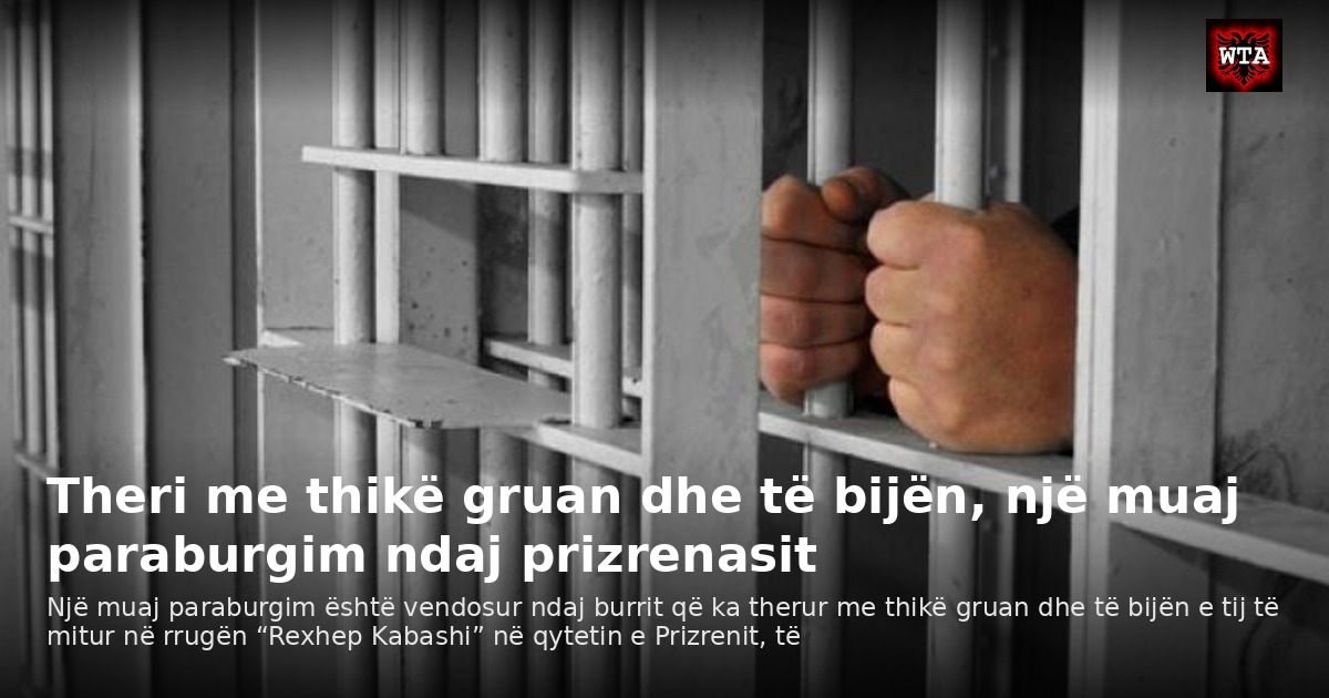 Theri me thikë gruan dhe të bijën, një muaj paraburgim ndaj prizrenasit