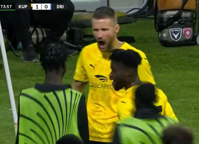 Gol: KuPS realizon ndaj Dritës dhe kalon në avantazh