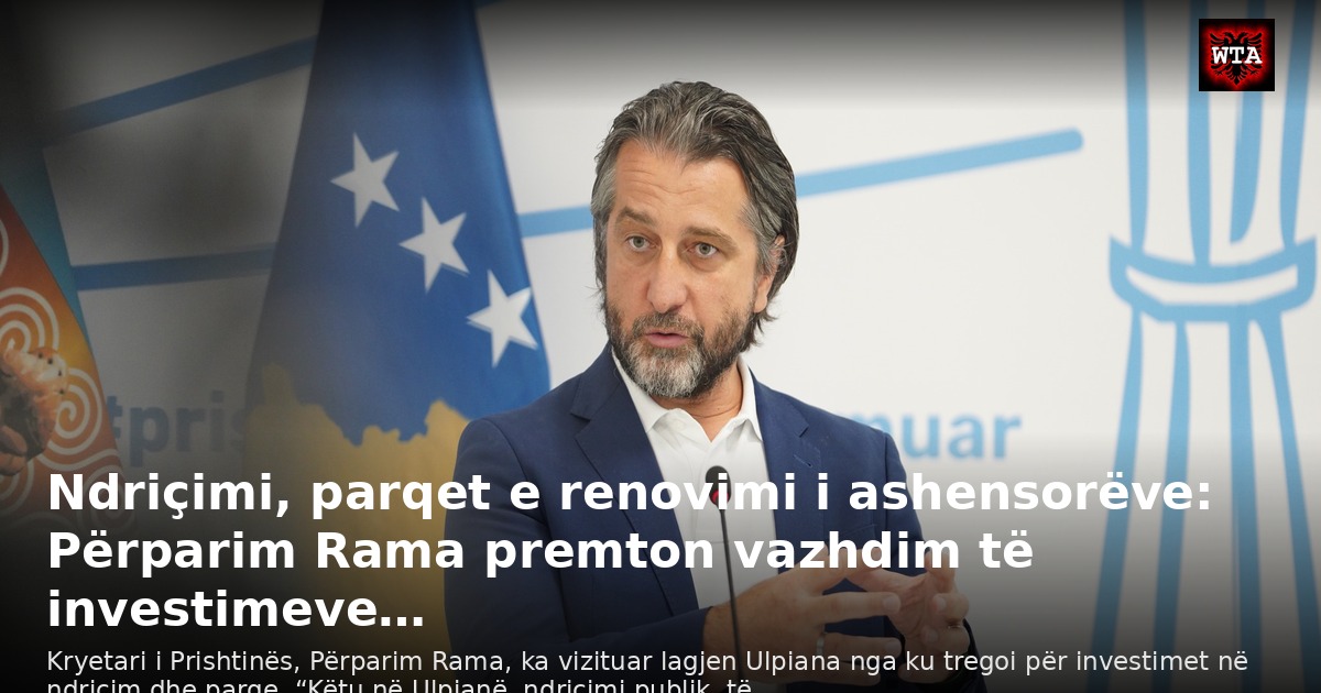 Ndriçimi, parqet e renovimi i ashensorëve: Përparim Rama premton vazhdim të investimeve…