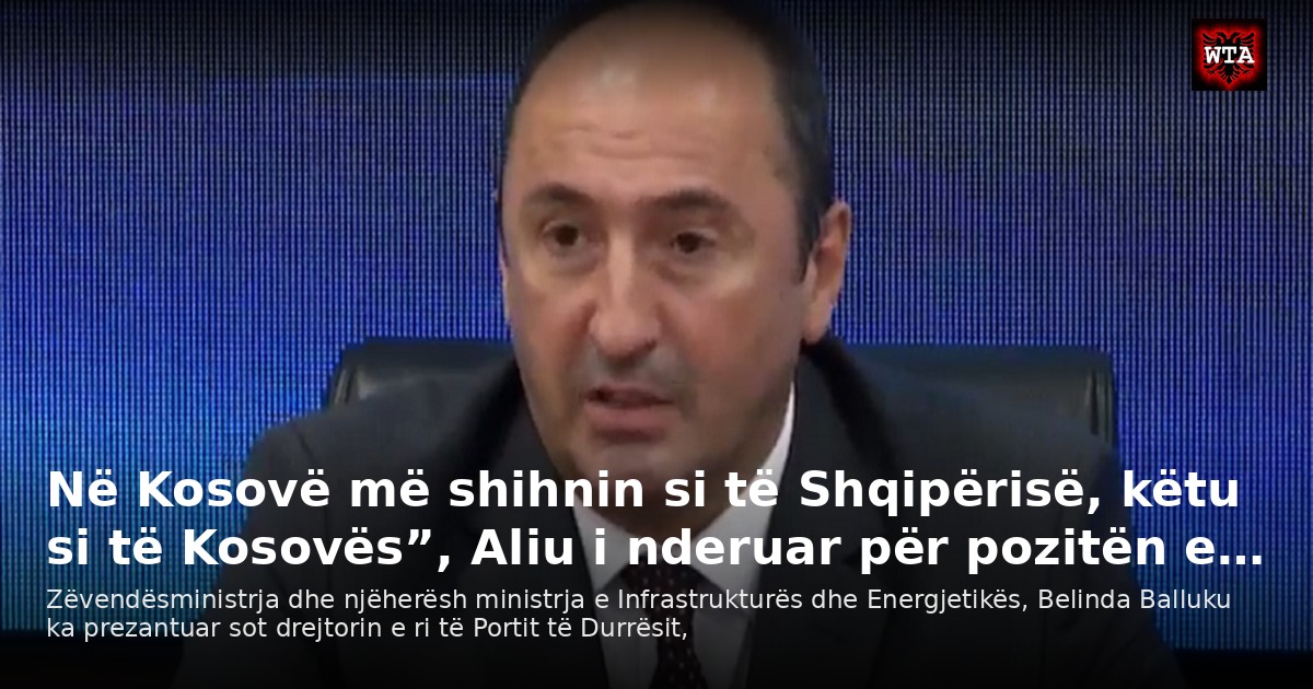 Në Kosovë më shihnin si të Shqipërisë, këtu si të Kosovës”, Aliu i nderuar për pozitën e…