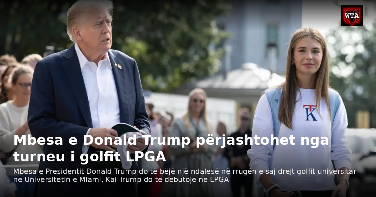 Mbesa e Donald Trump përjashtohet nga turneu i golfit LPGA