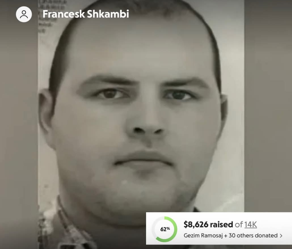 Elvis Shkambit Fushata: Merret ky vendim pasi u hap një GoFundMe në mbështetje të Elvis…