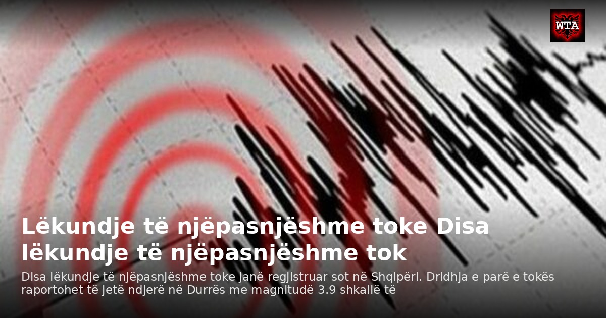 Lëkundje të njëpasnjëshme toke Disa lëkundje të njëpasnjëshme tok