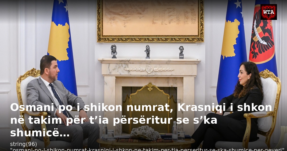 Osmani po i shikon numrat, Krasniqi i shkon në takim për t’ia përsëritur se s’ka shumicë…