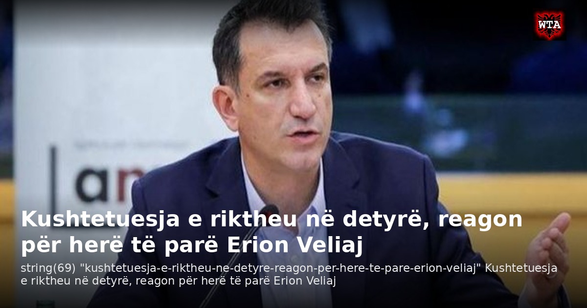 Kushtetuesja e riktheu në detyrë, reagon për herë të parë Erion Veliaj