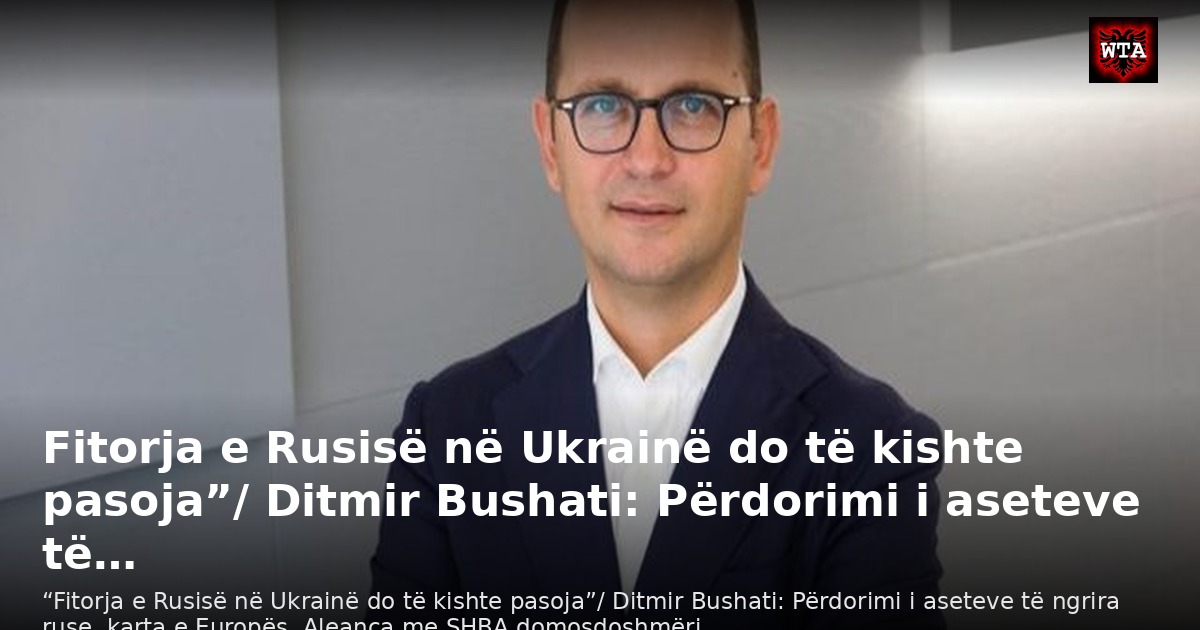 Fitorja e Rusisë në Ukrainë do të kishte pasoja”/ Ditmir Bushati: Përdorimi i aseteve të…