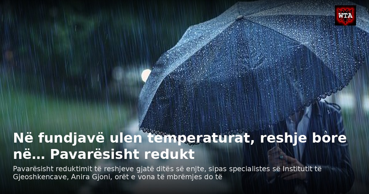 Në fundjavë ulen temperaturat, reshje bore në… Pavarësisht redukt