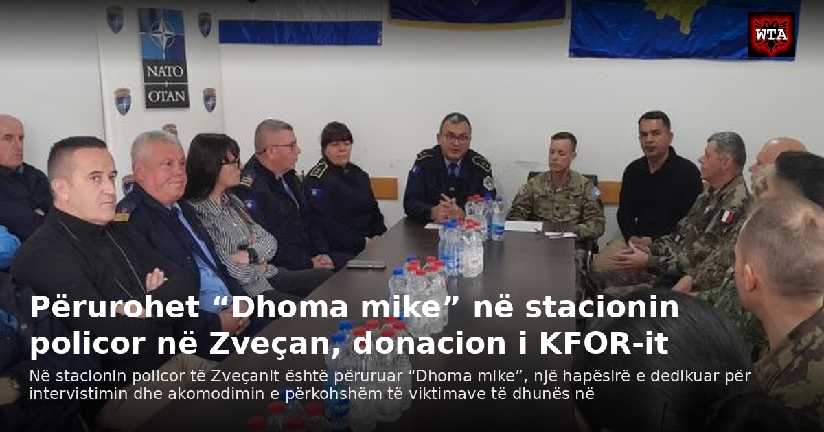 ​Përurohet “Dhoma mike” në stacionin policor në Zveçan, donacion i KFOR-it