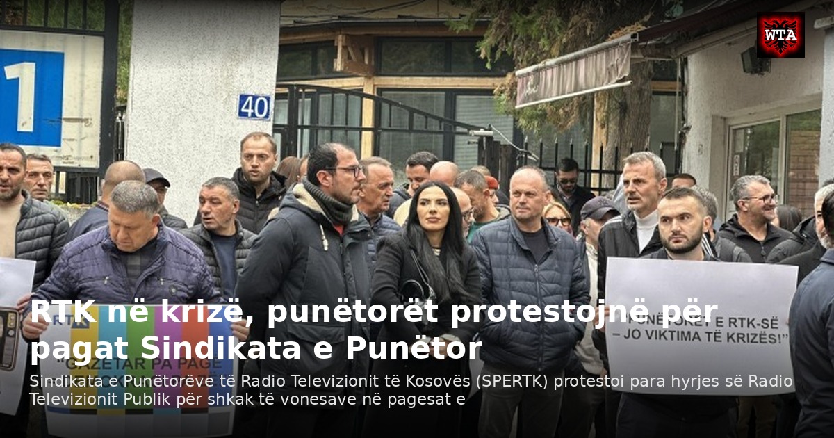 RTK në krizë, punëtorët protestojnë për pagat Sindikata e Punëtor