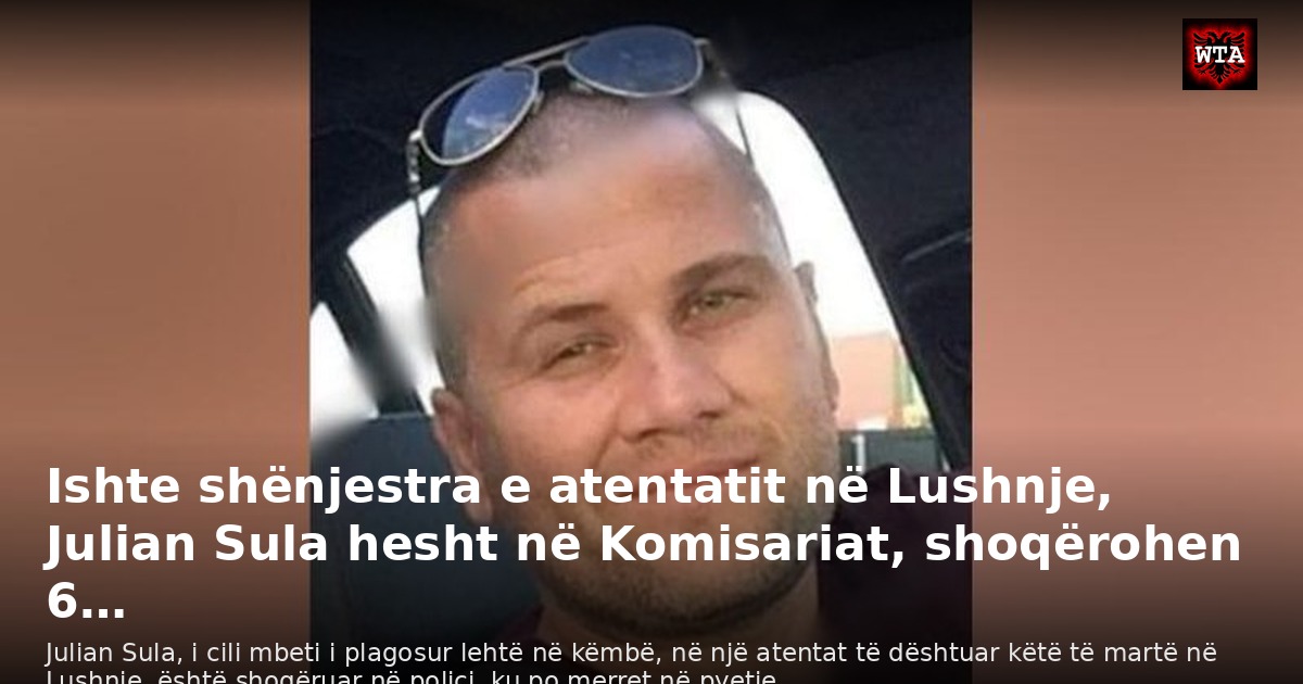 Ishte shënjestra e atentatit në Lushnje, Julian Sula hesht në Komisariat, shoqërohen 6…