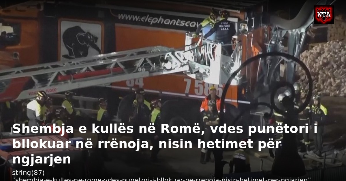 Shembja e kullës në Romë, vdes punëtori i bllokuar në rrënoja, nisin hetimet për ngjarjen
