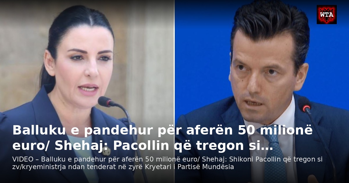 Balluku e pandehur për aferën 50 milionë euro/ Shehaj: Pacollin që tregon si…