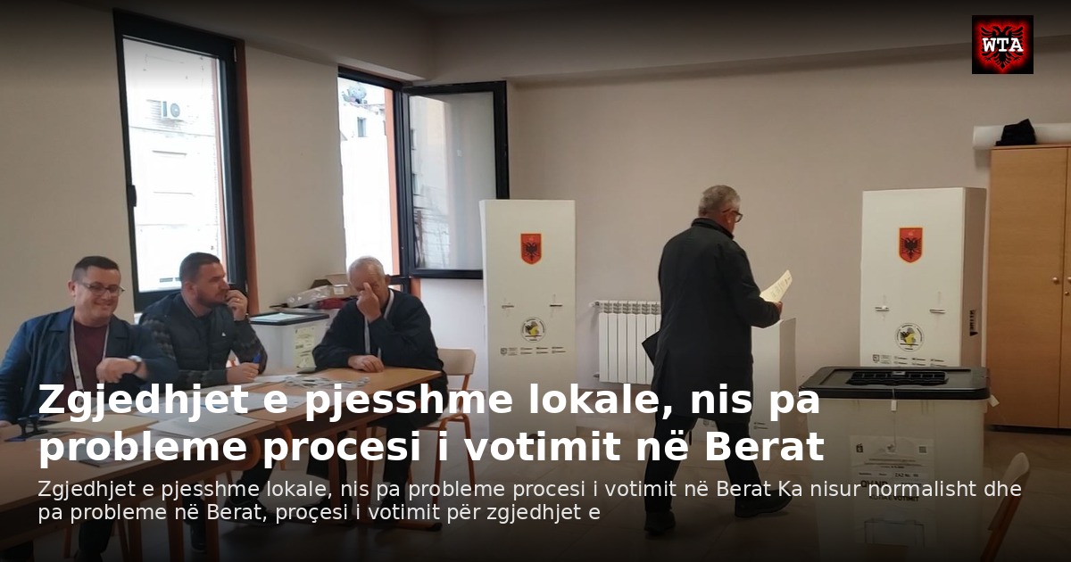 Zgjedhjet e pjesshme lokale, nis pa probleme procesi i votimit në Berat