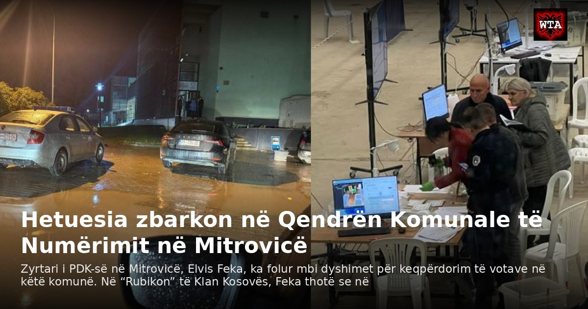 Hetuesia zbarkon në Qendrën Komunale të Numërimit në Mitrovicë