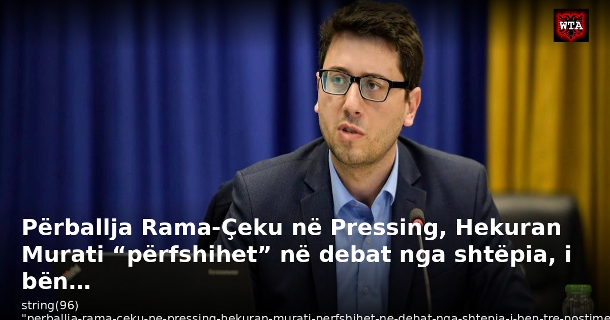 Përballja Rama-Çeku në Pressing, Hekuran Murati “përfshihet” në debat nga shtëpia, i bën…