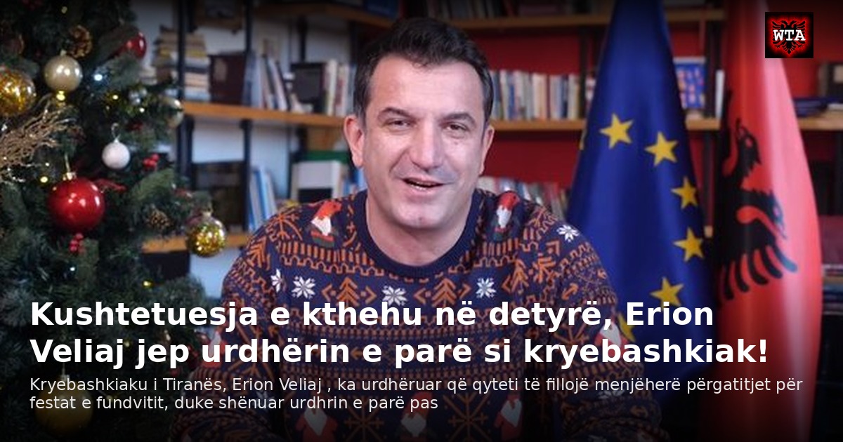 Kushtetuesja e kthehu në detyrë, Erion Veliaj jep urdhërin e parë si kryebashkiak!