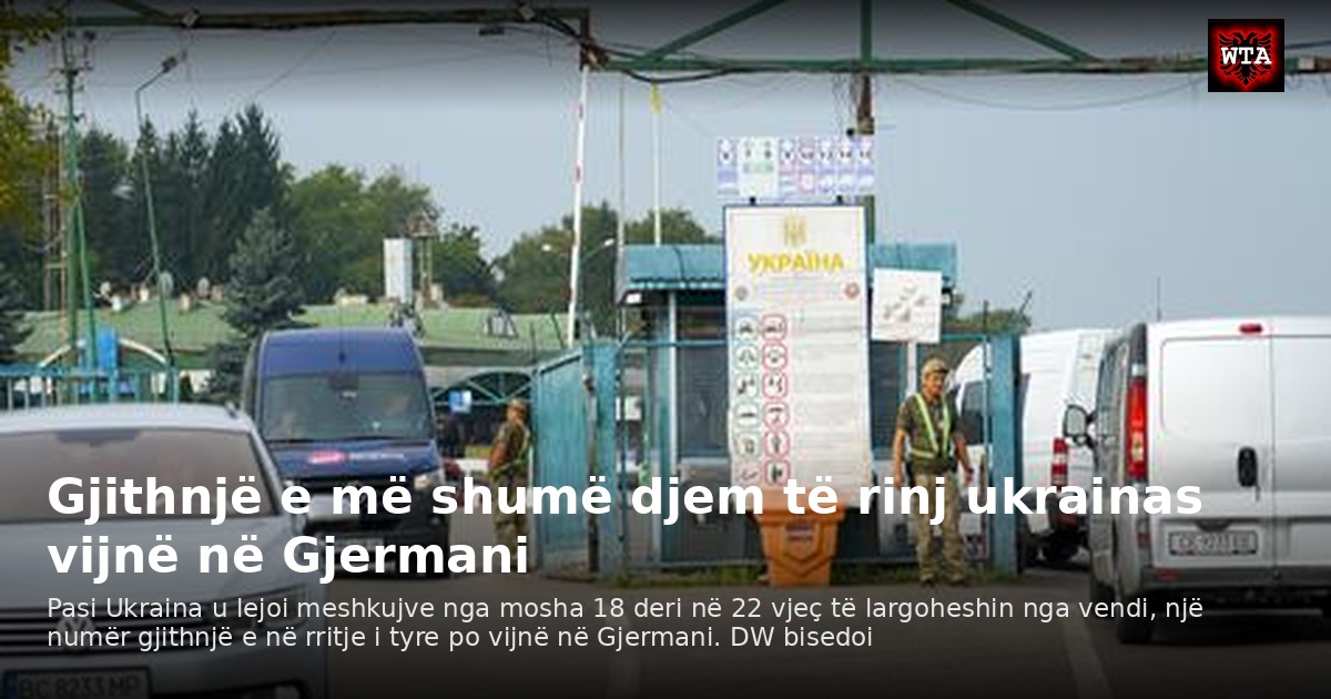 Gjithnjë e më shumë djem të rinj ukrainas vijnë në Gjermani