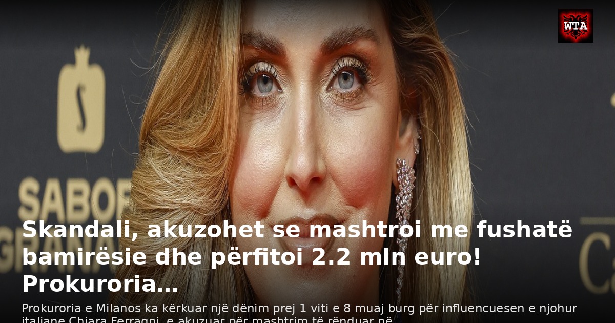Skandali, akuzohet se mashtroi me fushatë bamirësie dhe përfitoi 2.2 mln euro! Prokuroria…