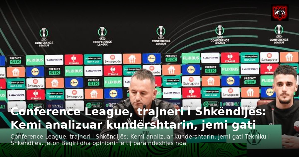 Conference League, trajneri i Shkëndijës: Kemi analizuar kundërshtarin, jemi gati