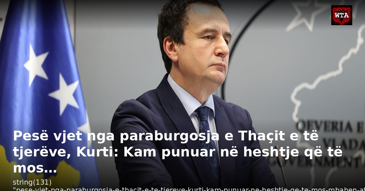 Pesë vjet nga paraburgosja e Thaçit e të tjerëve, Kurti: Kam punuar në heshtje që të mos…
