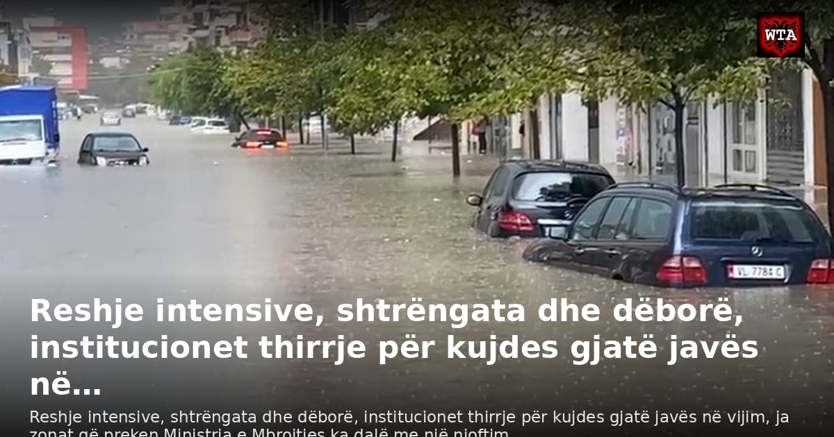 Reshje intensive, shtrëngata dhe dëborë, institucionet thirrje për kujdes gjatë javës në…