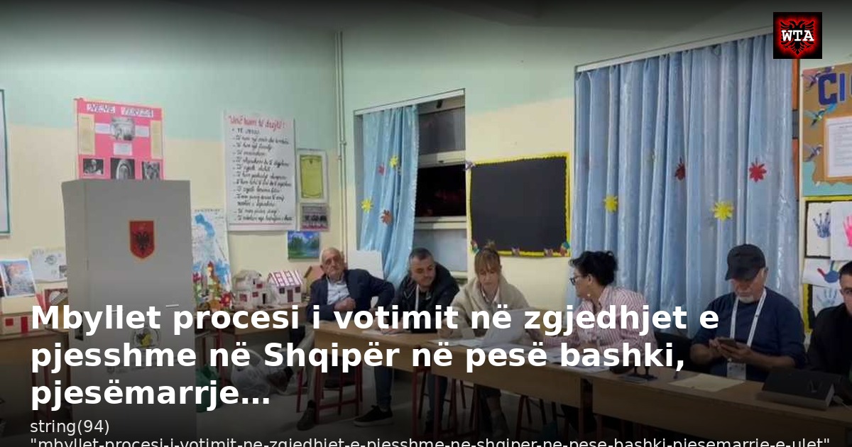 Mbyllet procesi i votimit në zgjedhjet e pjesshme në Shqipër në pesë bashki, pjesëmarrje…