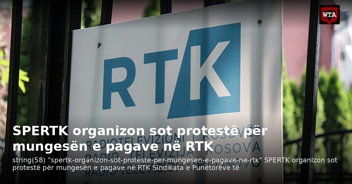 SPERTK organizon sot protestë për mungesën e pagave në RTK
