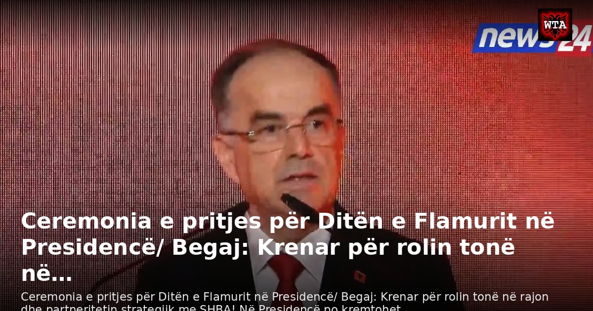 Ceremonia e pritjes për Ditën e Flamurit në Presidencë/ Begaj: Krenar për rolin tonë në…