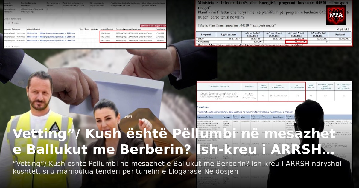 Vetting”/ Kush është Pëllumbi në mesazhet e Ballukut me Berberin? Ish-kreu i ARRSH…