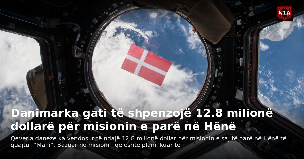 Danimarka gati të shpenzojë 12.8 milionë dollarë për misionin e parë në Hënë
