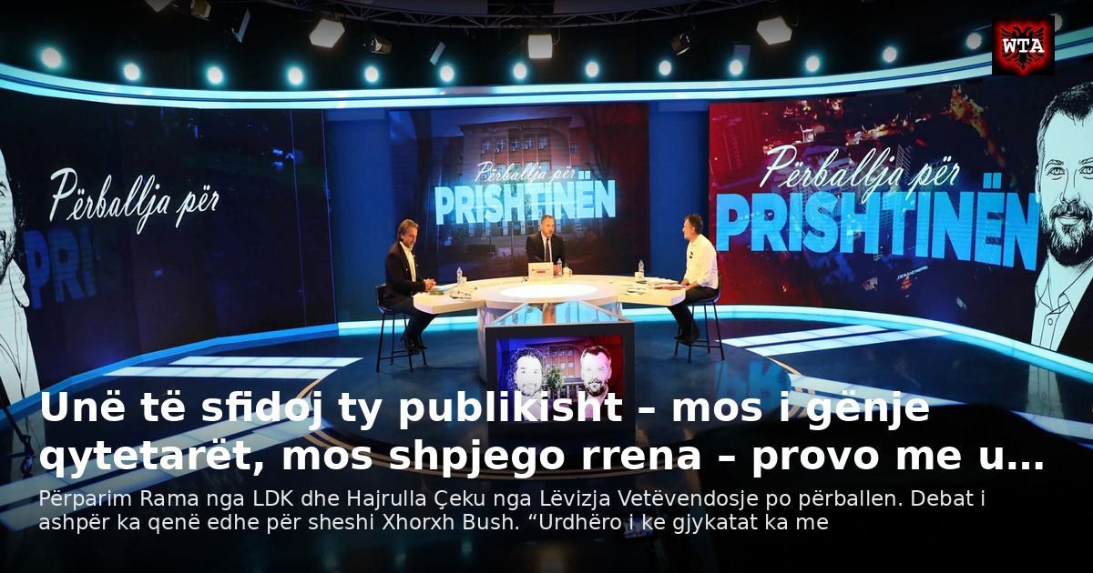 Unë të sfidoj ty publikisht – mos i gënje qytetarët, mos shpjego rrena – provo me u…