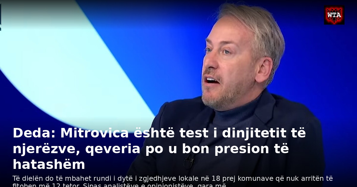 Deda: Mitrovica është test i dinjitetit të njerëzve, qeveria po u bon presion të hatashëm