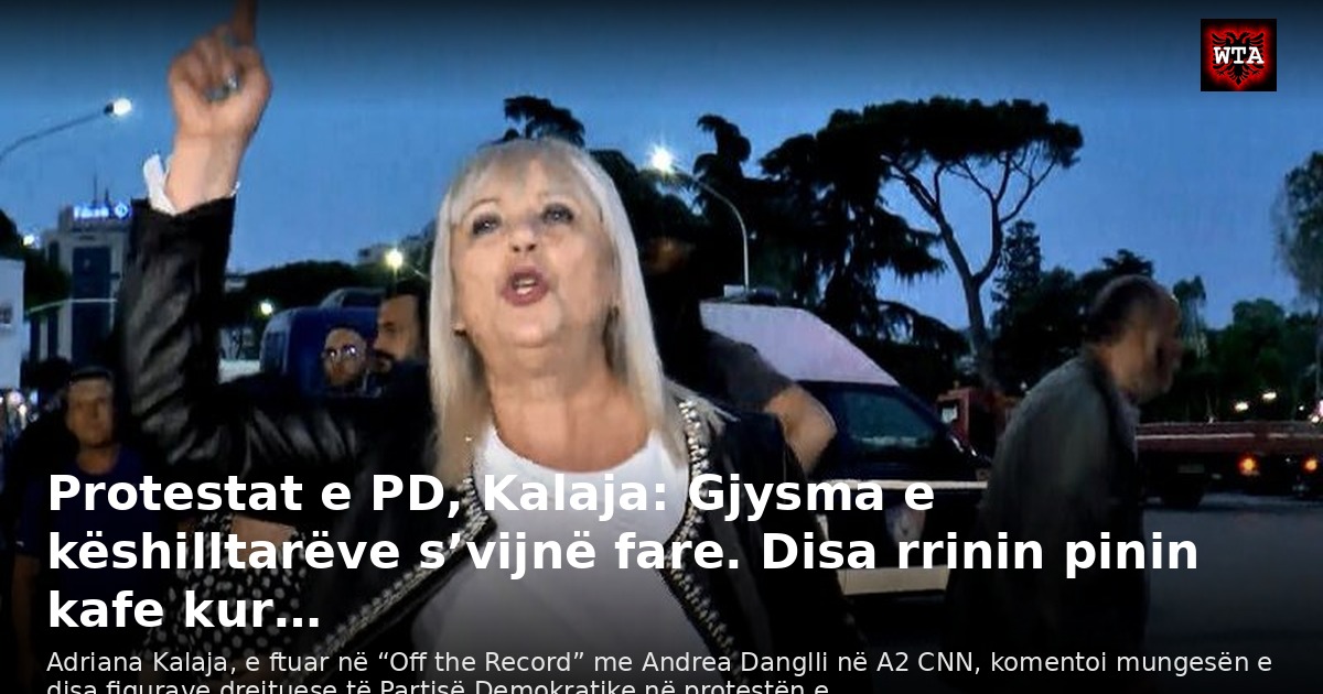 Protestat e PD, Kalaja: Gjysma e këshilltarëve s’vijnë fare. Disa rrinin pinin kafe kur…