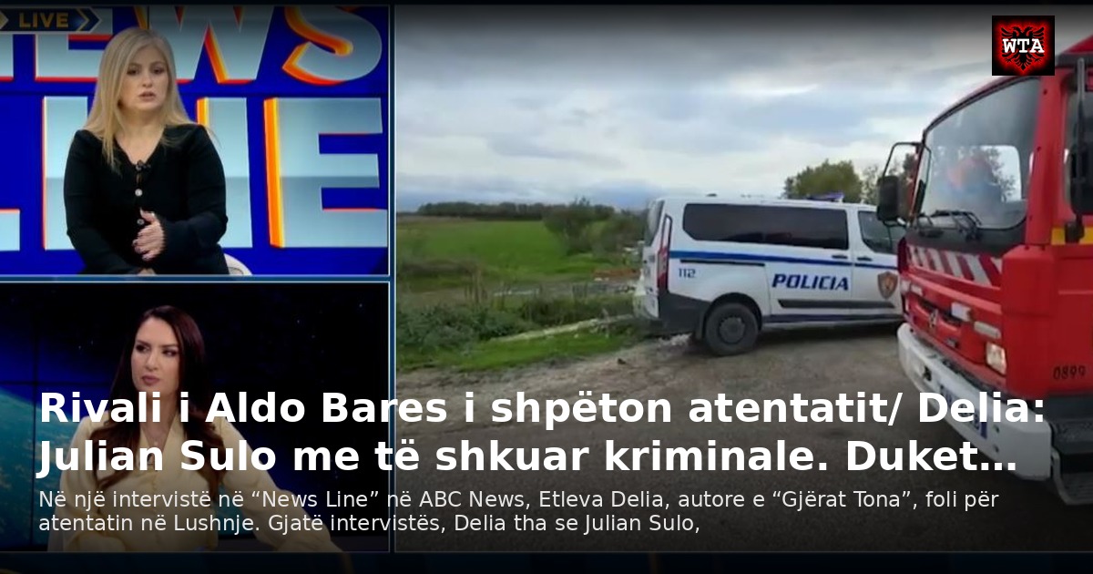 Rivali i Aldo Bares i shpëton atentatit/ Delia: Julian Sulo me të shkuar kriminale. Duket…