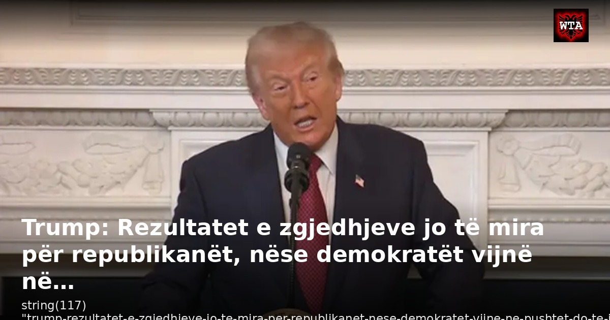 Trump: Rezultatet e zgjedhjeve jo të mira për republikanët, nëse demokratët vijnë në…