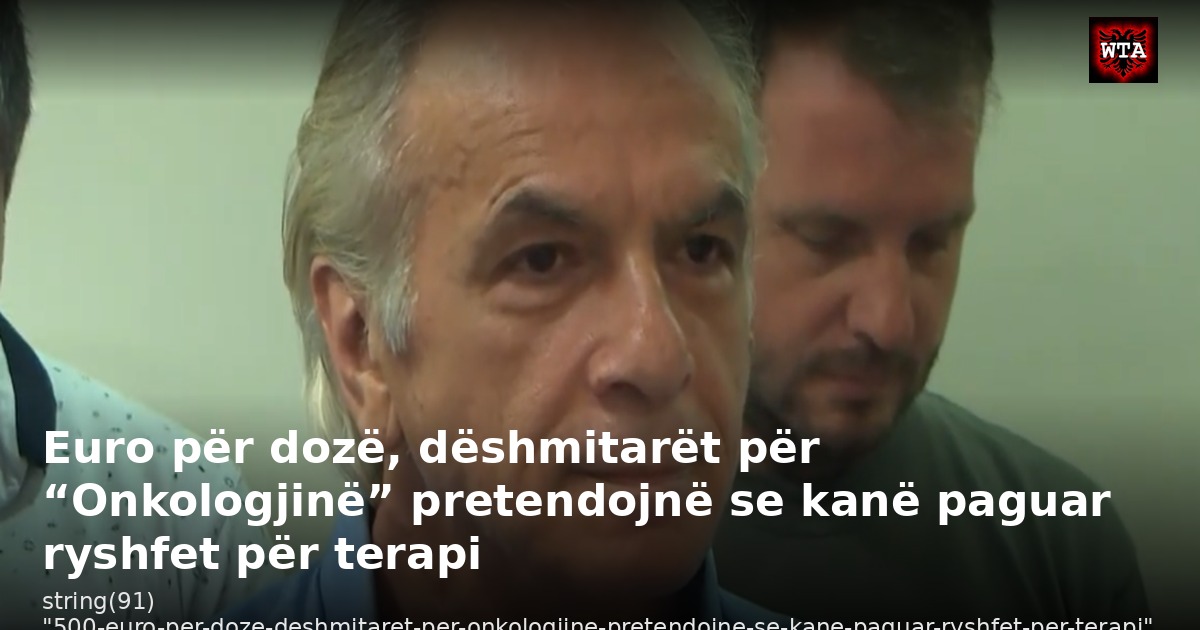 Euro për dozë, dëshmitarët për “Onkologjinë” pretendojnë se kanë paguar ryshfet për terapi