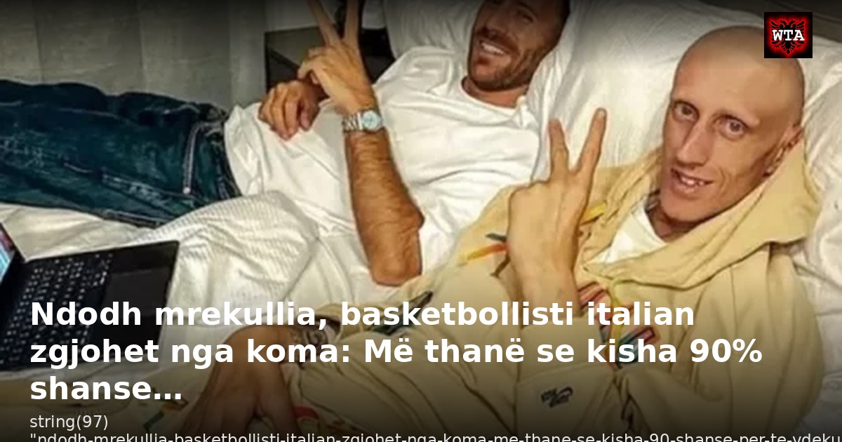 Ndodh mrekullia, basketbollisti italian zgjohet nga koma: Më thanë se kisha 90% shanse…