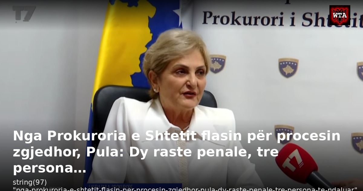 Nga Prokuroria e Shtetit flasin për procesin zgjedhor, Pula: Dy raste penale, tre persona…
