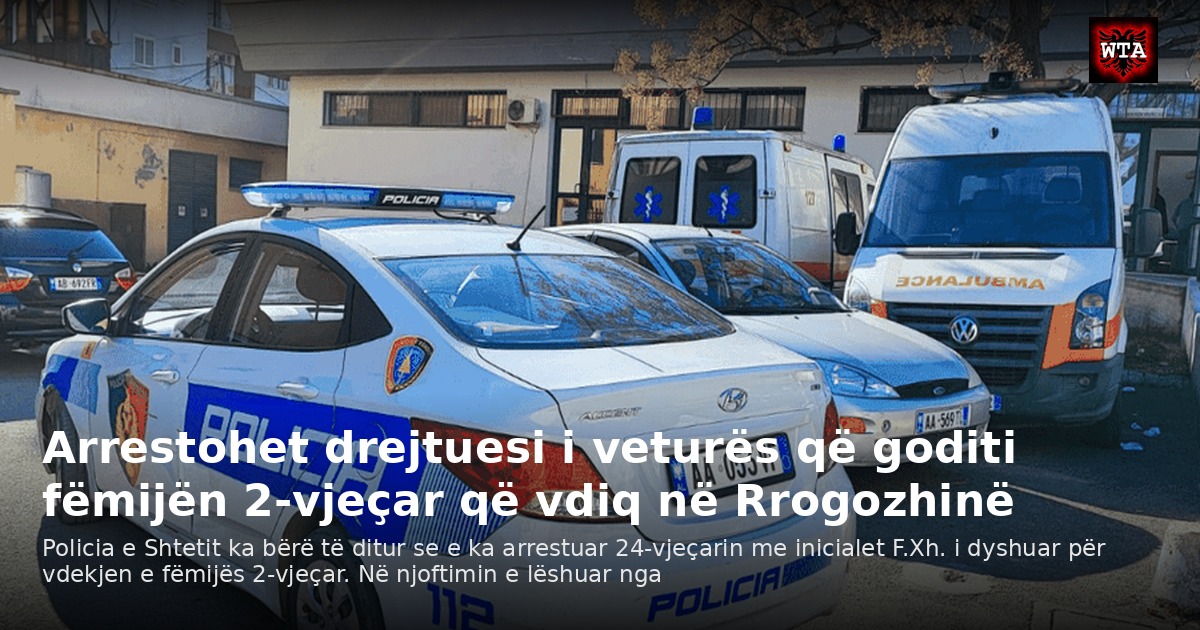 Arrestohet drejtuesi i veturës që goditi fëmijën 2-vjeçar që vdiq në Rrogozhinë