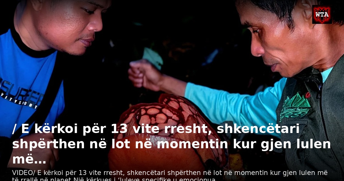 / E kërkoi për 13 vite rresht, shkencëtari shpërthen në lot në momentin kur gjen lulen më…