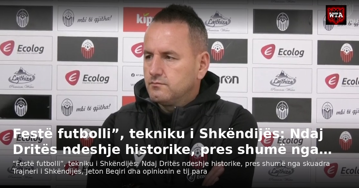 Festë futbolli”, tekniku i Shkëndijës: Ndaj Dritës ndeshje historike, pres shumë nga…